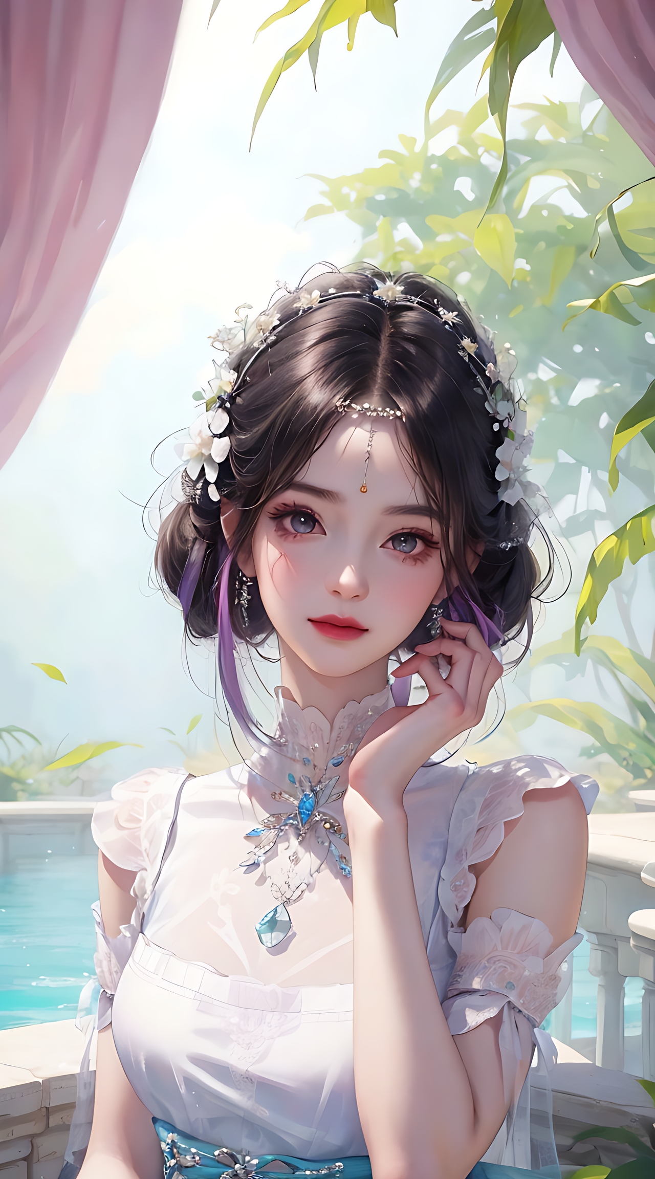 ai生成的可爱二次元美少女