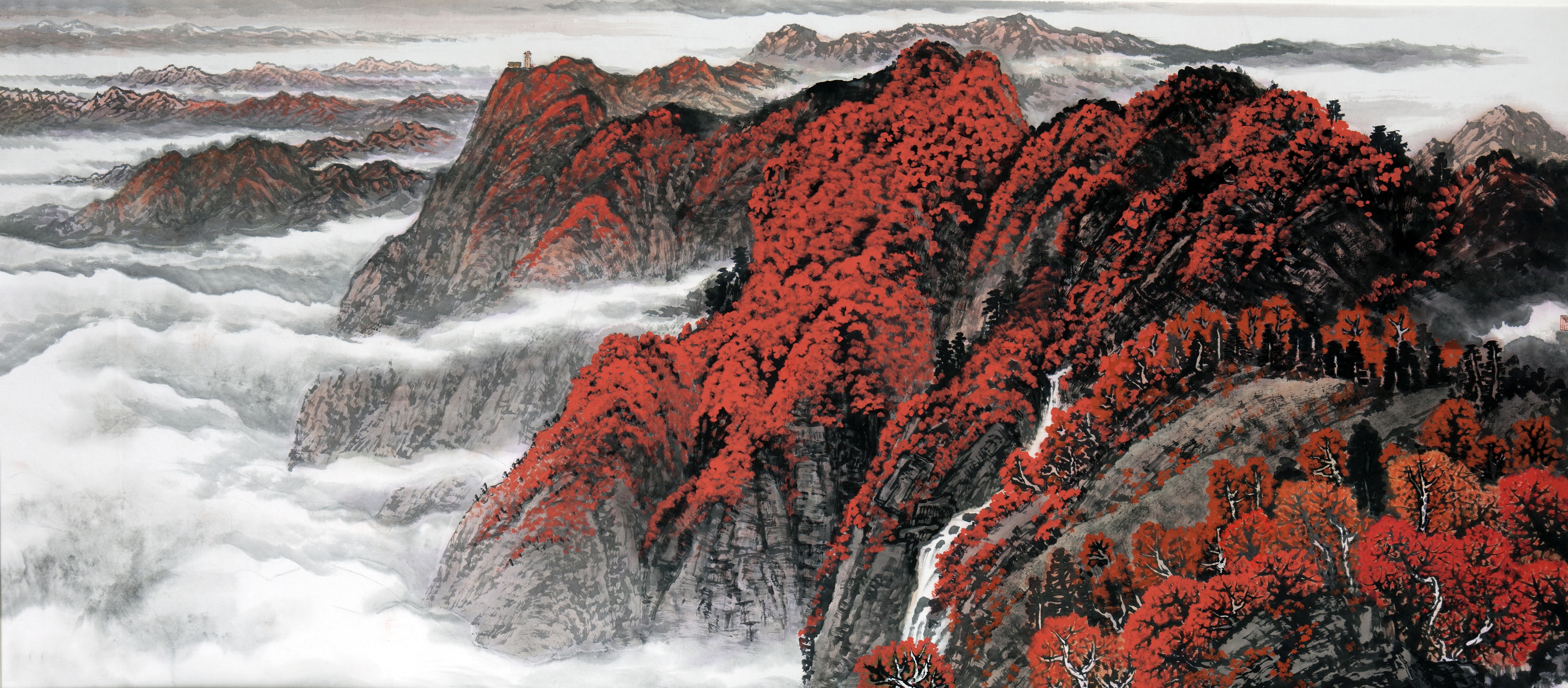 人物肖像:吕元忠,中国画画家,2023年