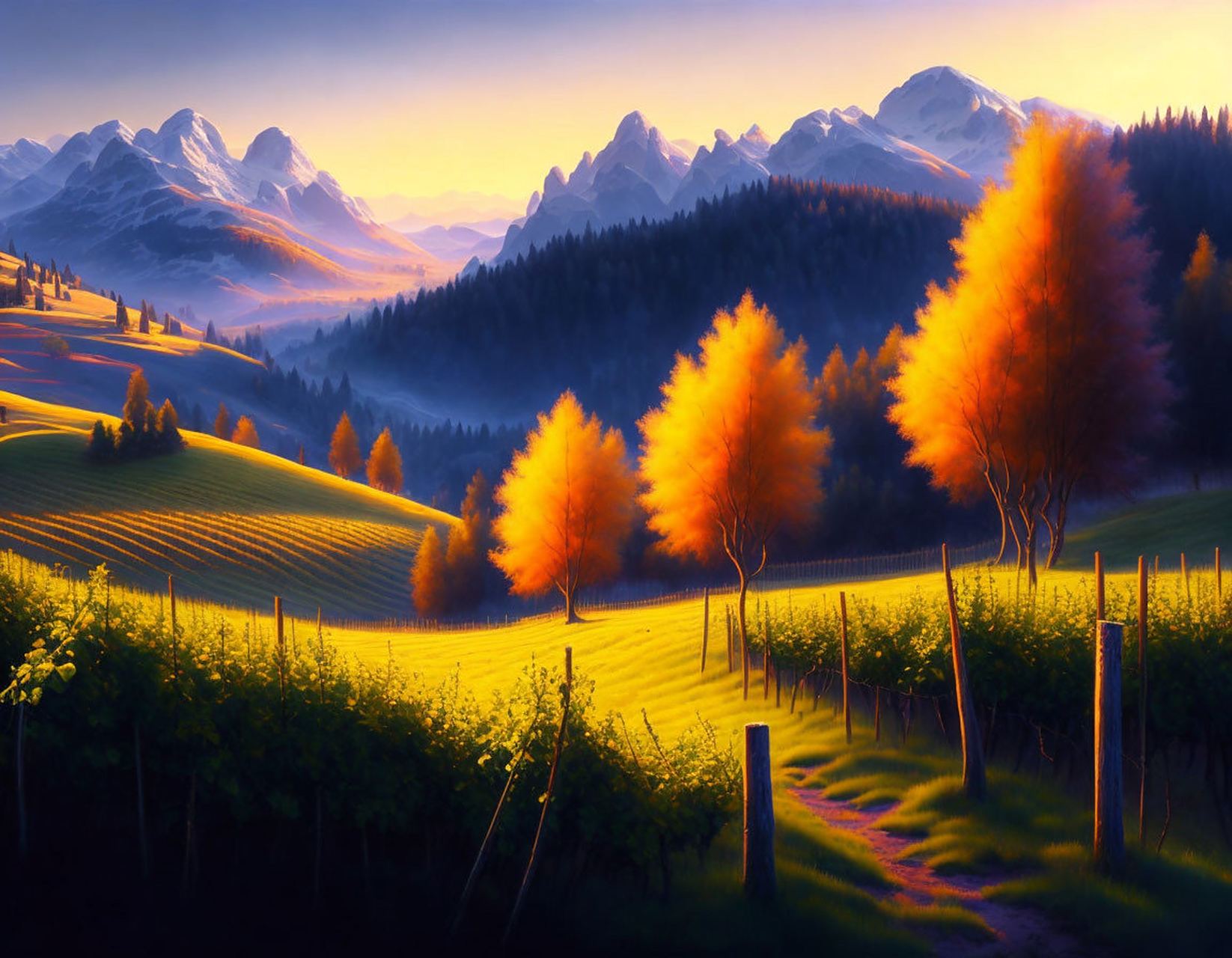 ai绘画作品精选 风景系列