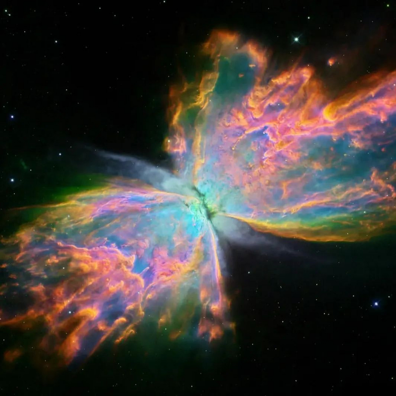 探秘蝴蝶星云,宇宙中最美的天体  蝴蝶星云是宇宙中最美的天体之一,本
