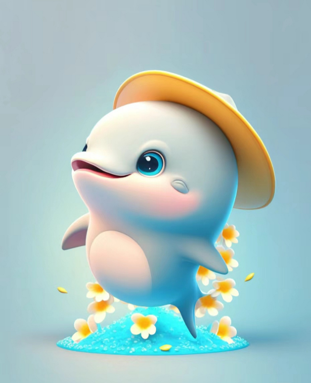 超可爱的小海豚98