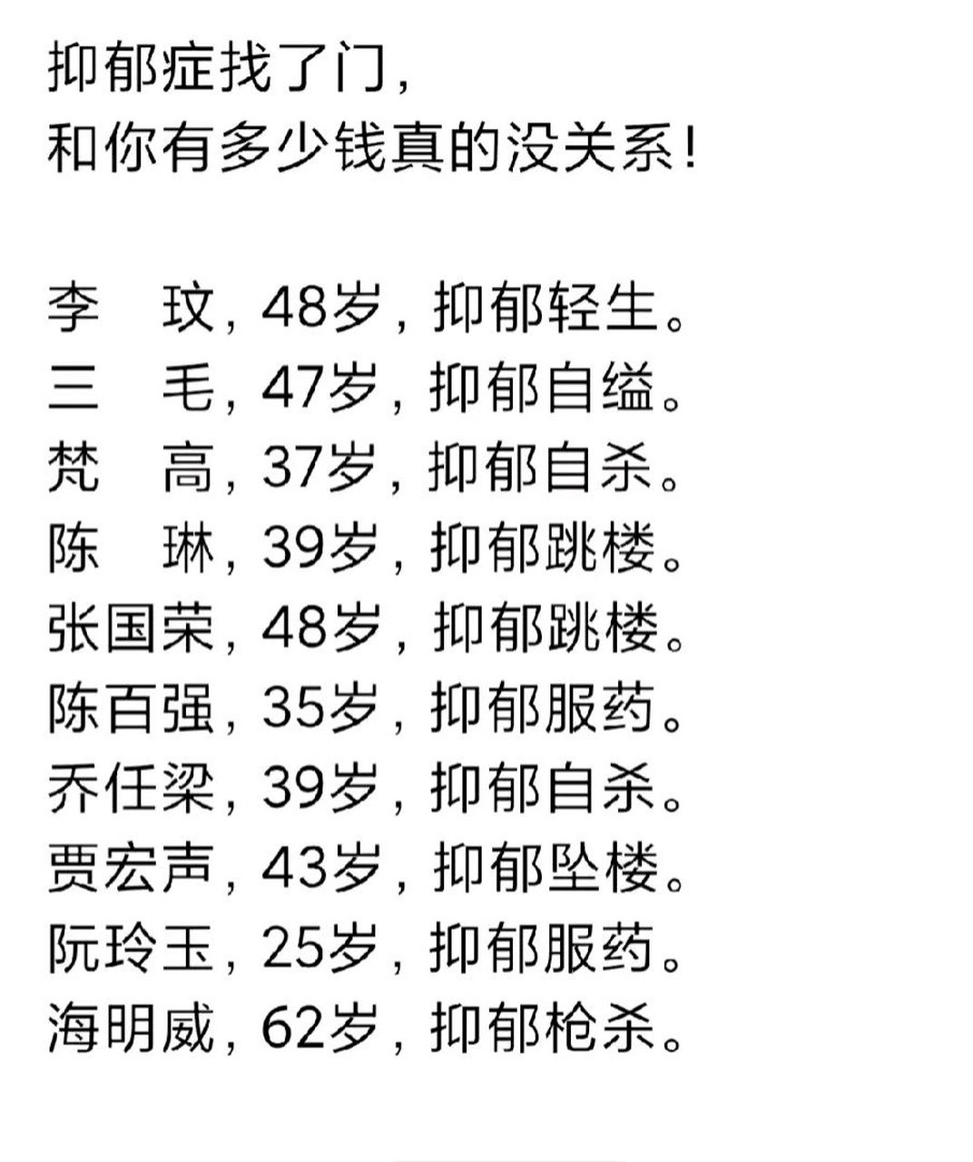 超过六条说明你已经抑郁了 第一:烦 第二:宅 第三:懒 第四:手机不离手