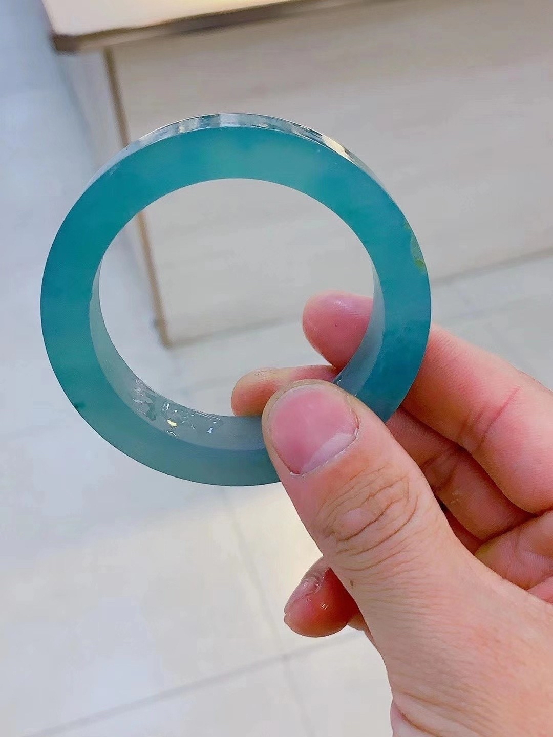 天空蓝手镯,美炸了