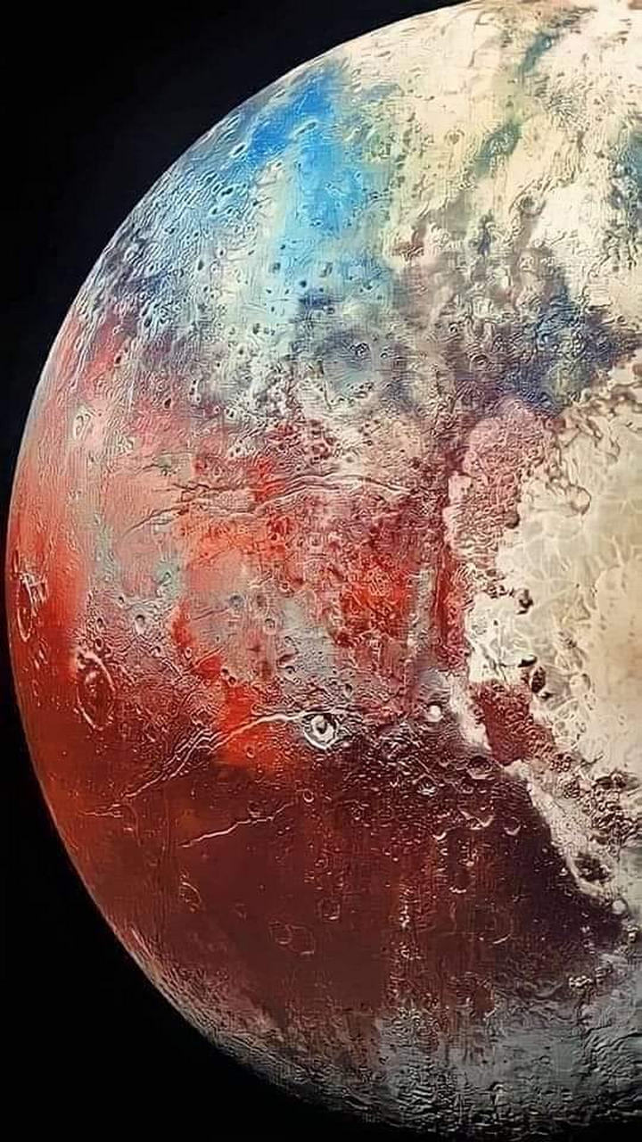 新视野号冥王星照片图片