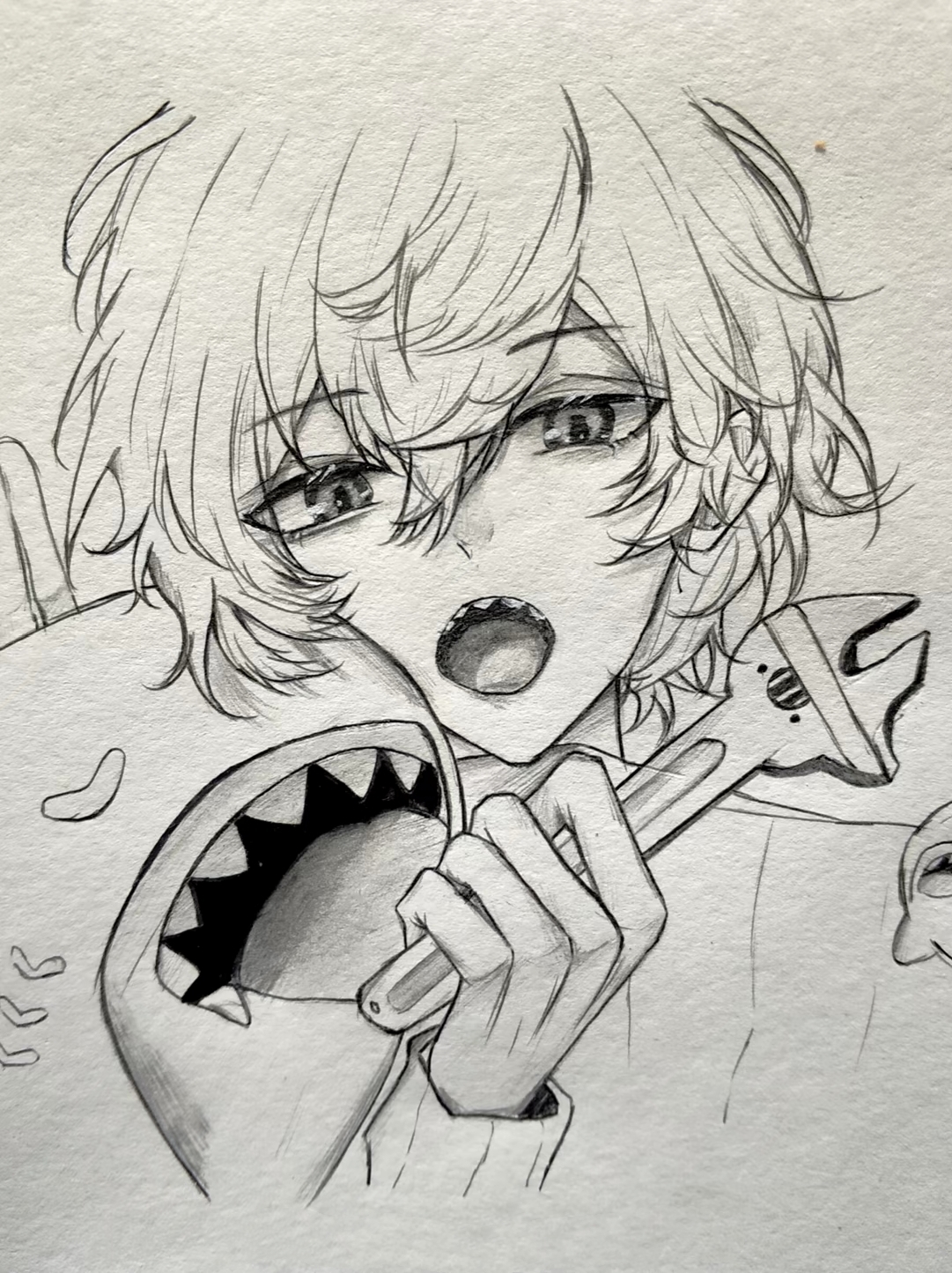 手绘:教大家画卡通动漫人物