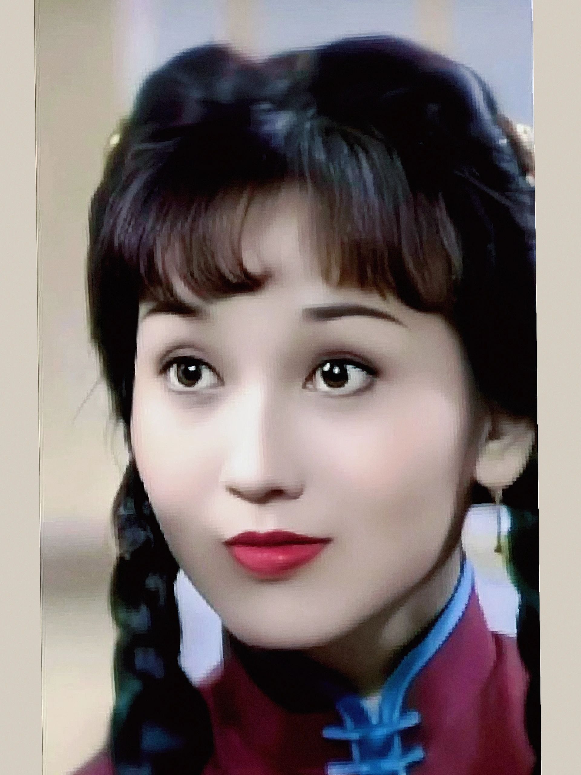 赵雅芝早期珍贵照片重温:值得记录好剧时光,老照片修复带来回忆