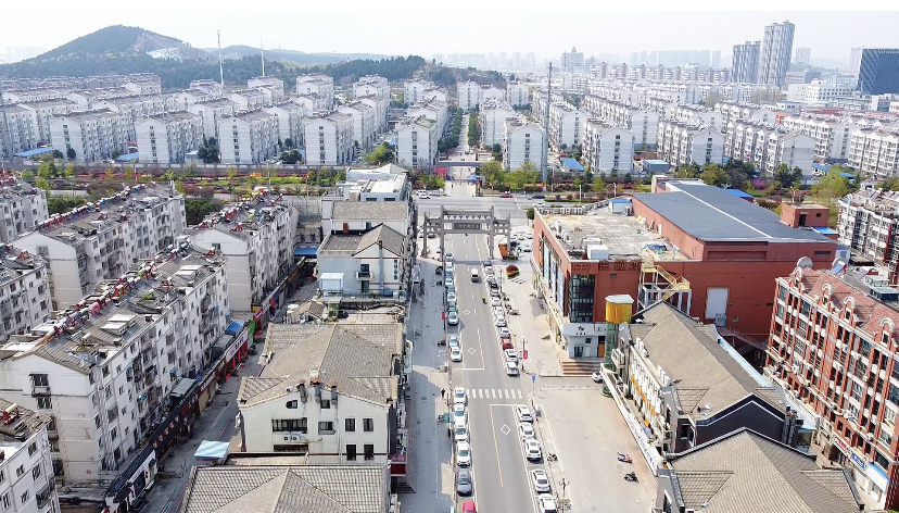 疫情下的徐州经开区泰隆商业街