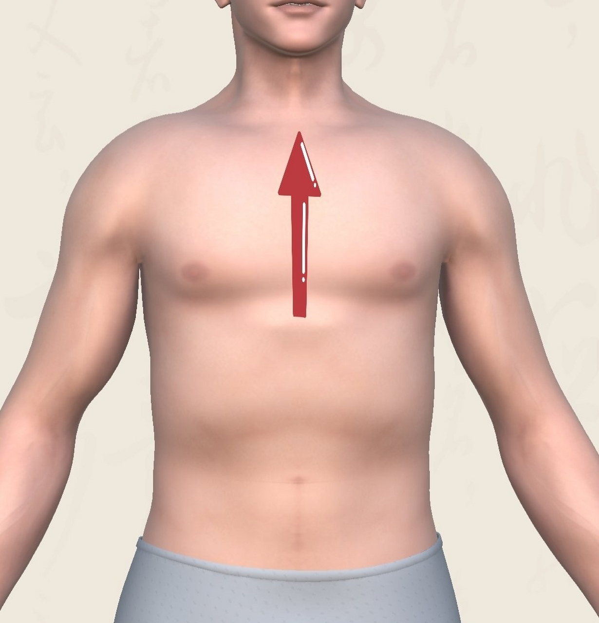 保护心脏有效简单方法,从心口窝处慢慢揉到咽喉,用掌