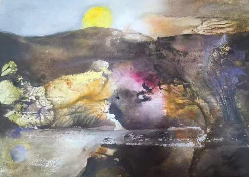 中外艺术名家丨经典作品《生命之光》赵一凡