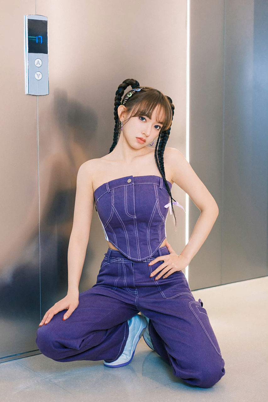 程潇双马尾造型