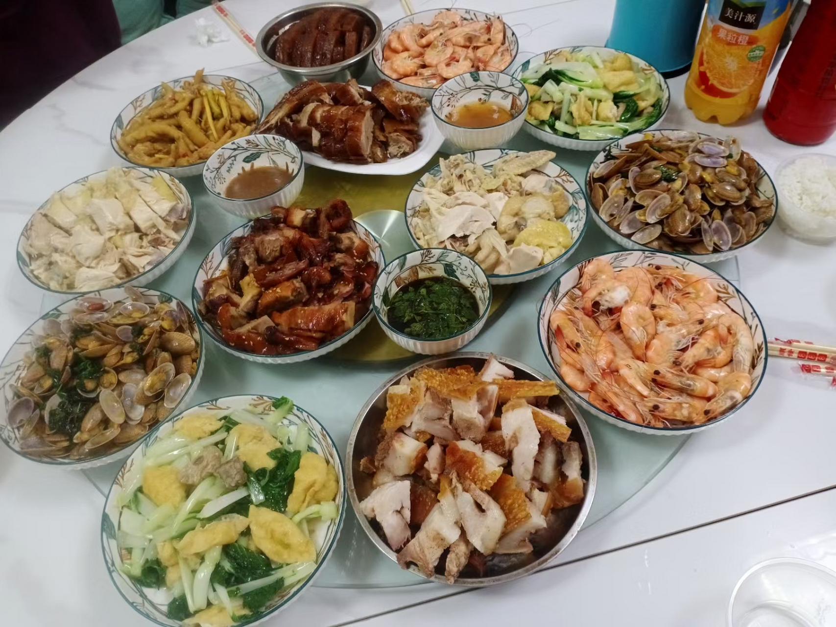 广西酒席长什么样?就是这个样,硬菜云集,吃肉吃个爽