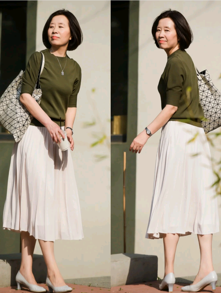 50 女人的秋天穿搭示范,无需装嫩,时尚还特别显气质