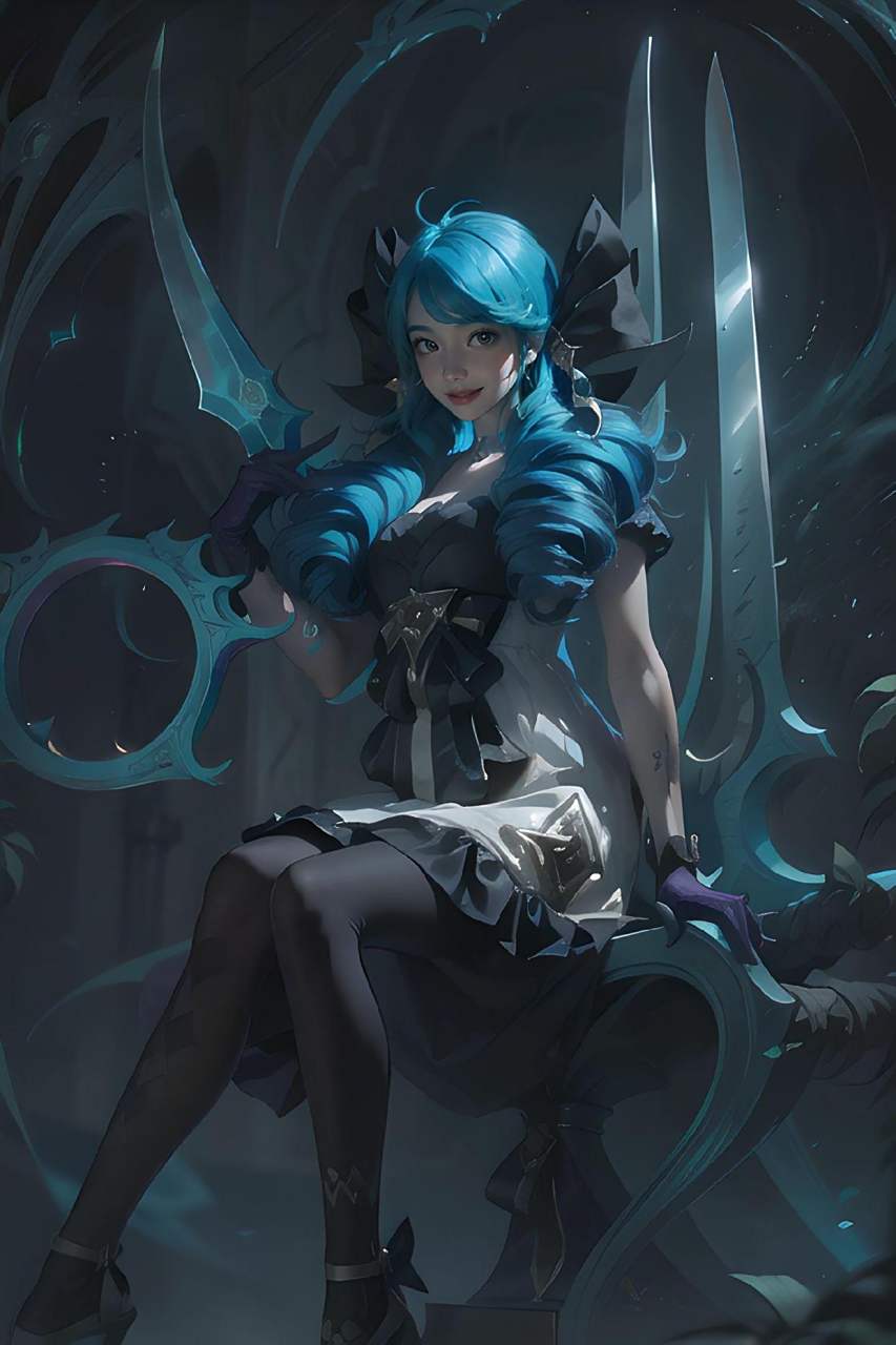 英雄联盟·格温这么可爱的女孩子不会有人不喜欢吧