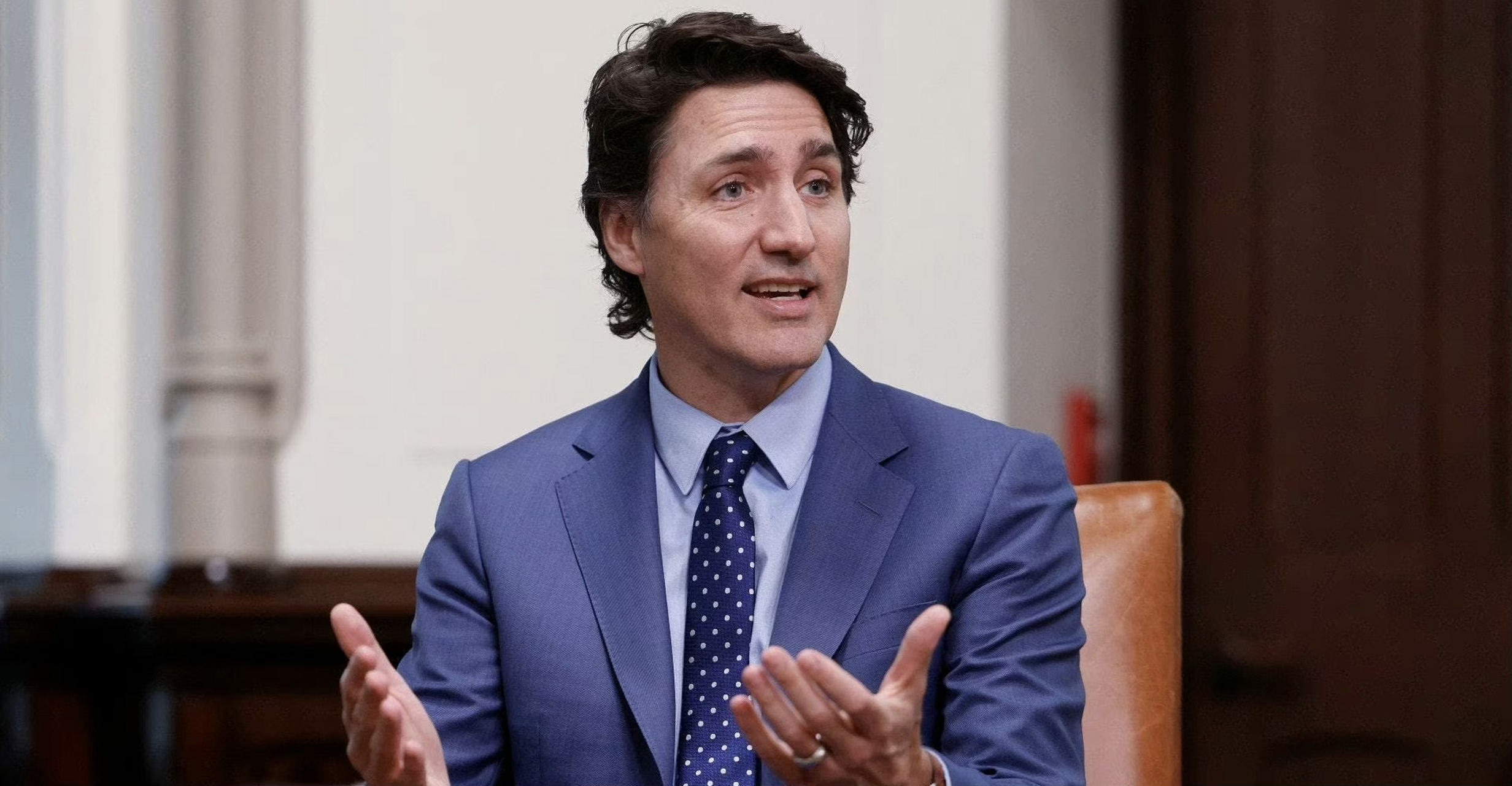 28日,加拿大总理特鲁多在纽约美国外交关系协会演说中暗示,中国在生产