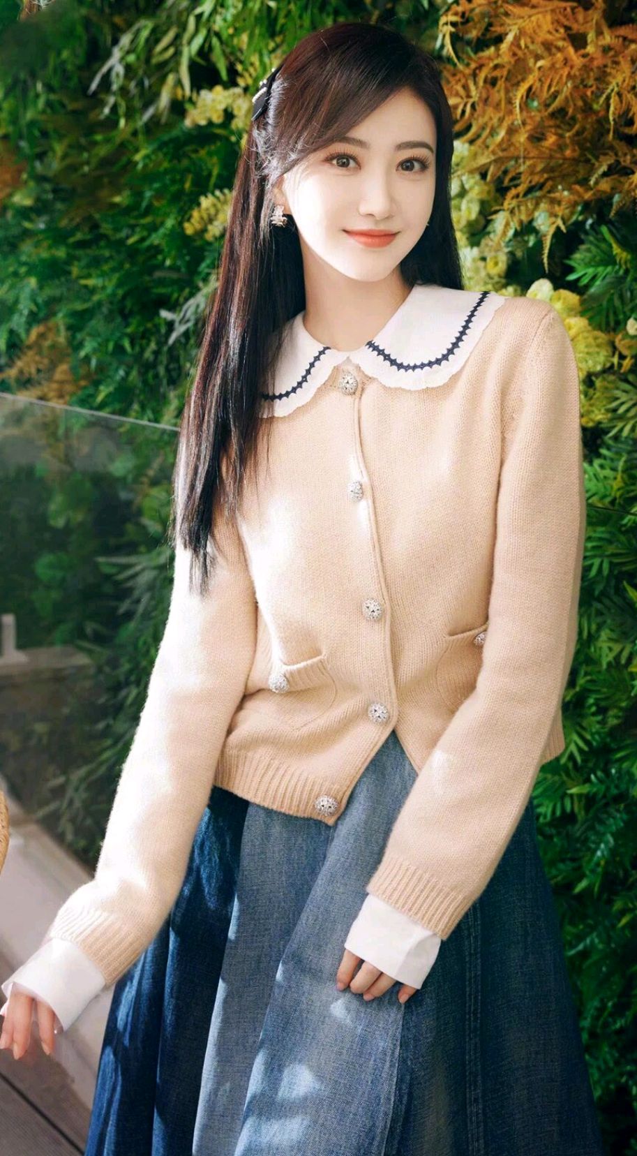 阳光美少女,满满的青春气息