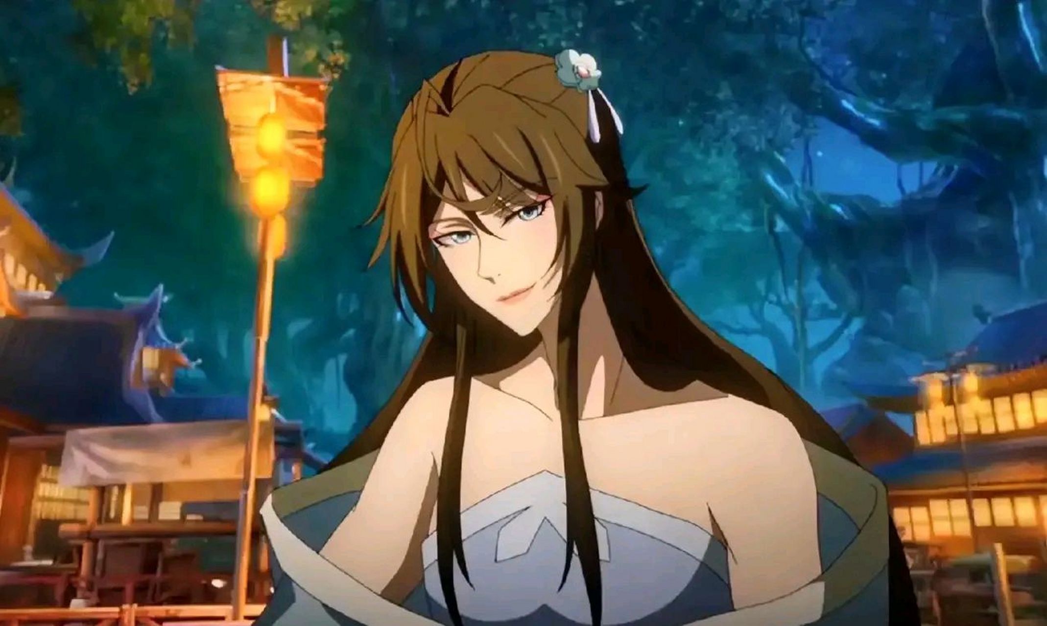 动漫一念永恒白小纯女装,有点辣眼睛,那怪怪的感觉,说不好看又觉得不