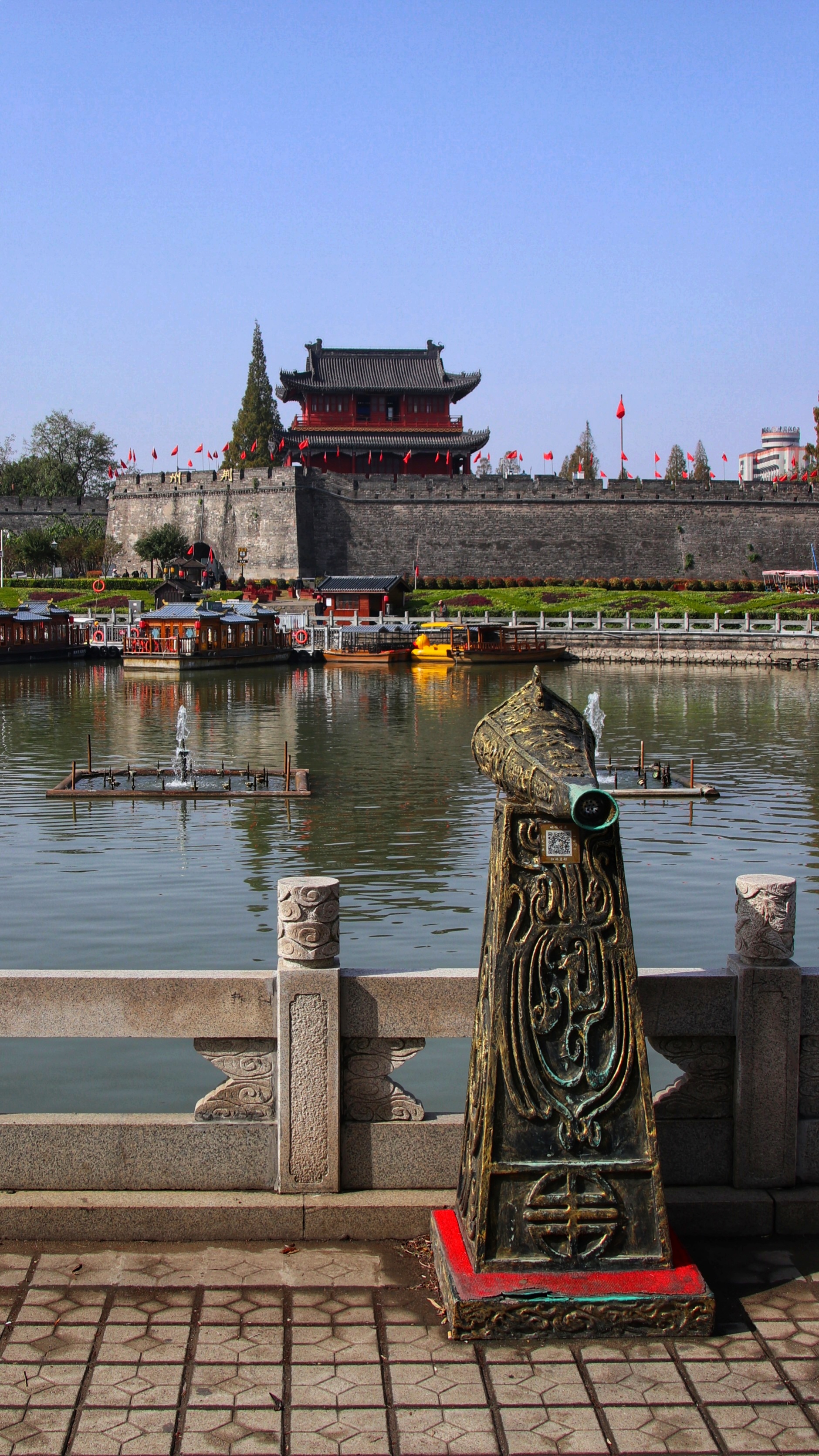 荆州古城,秋韵浓浓,令人陶醉