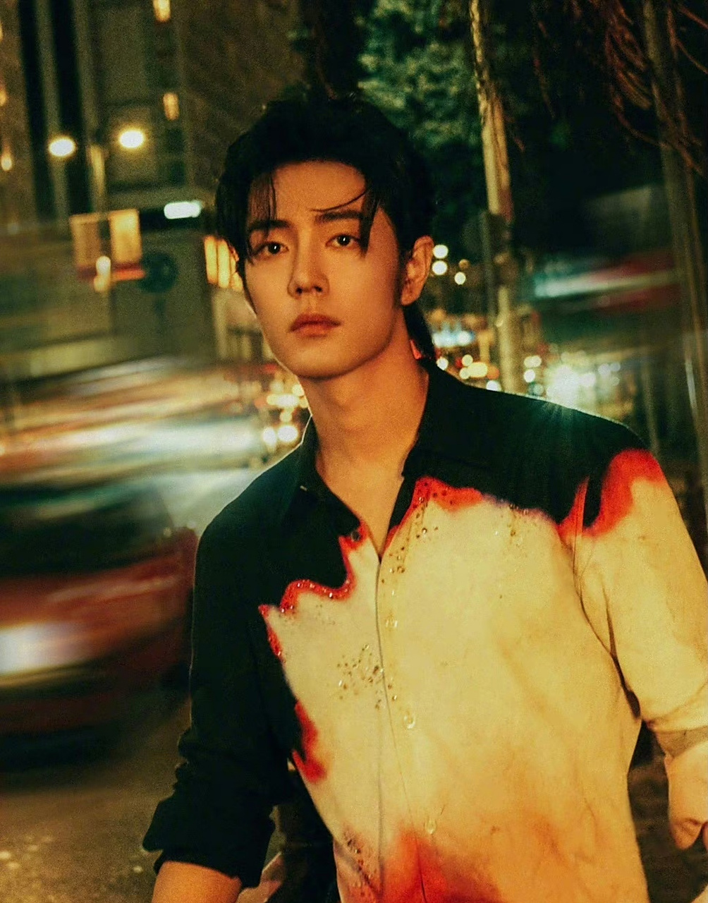 肖战街头港风大片新鲜出炉!氛围感一整个拉满,好港好帅!