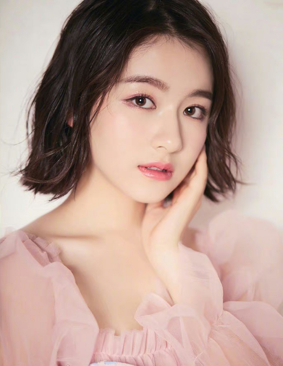 李兰迪# 清新短发,柔美性感,楚楚动人