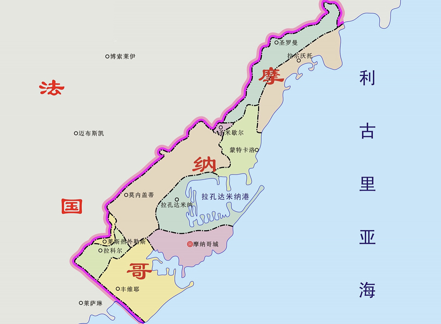 摩纳哥:摩纳哥是一个位于欧洲的城邦国家,人口密度约为39,000人/km