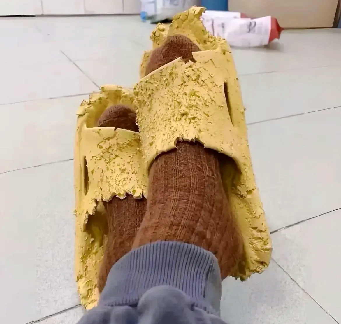 打算一会狗咬拖鞋狗啃的拖鞋破拖鞋图片恶搞狗咬鞋狗咬拖鞋搞笑图片被