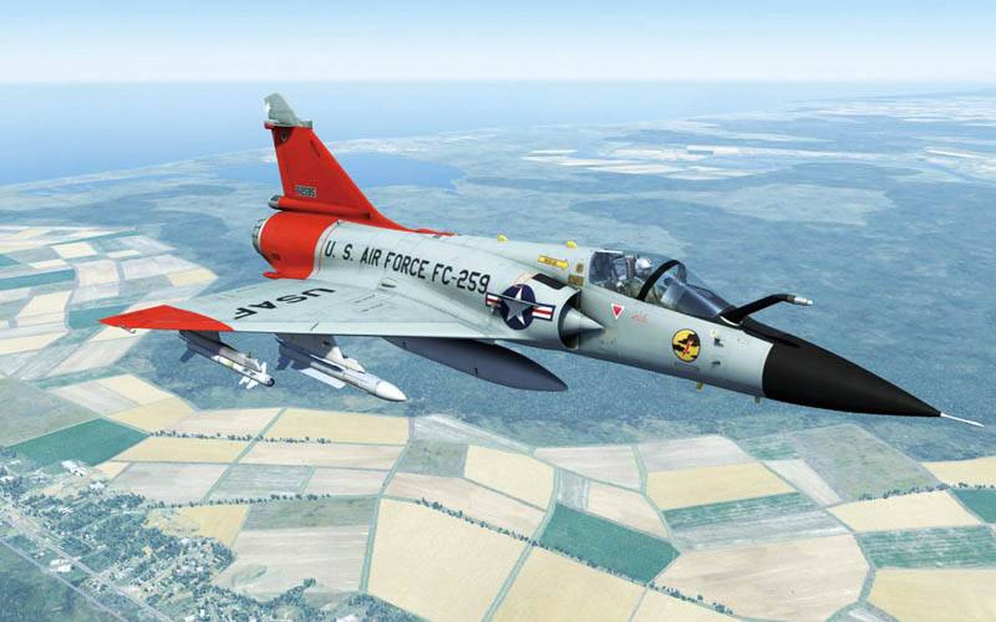 三角剑:f-102战斗机 f-102战斗机是美国通用电气康维尔分公司研制的