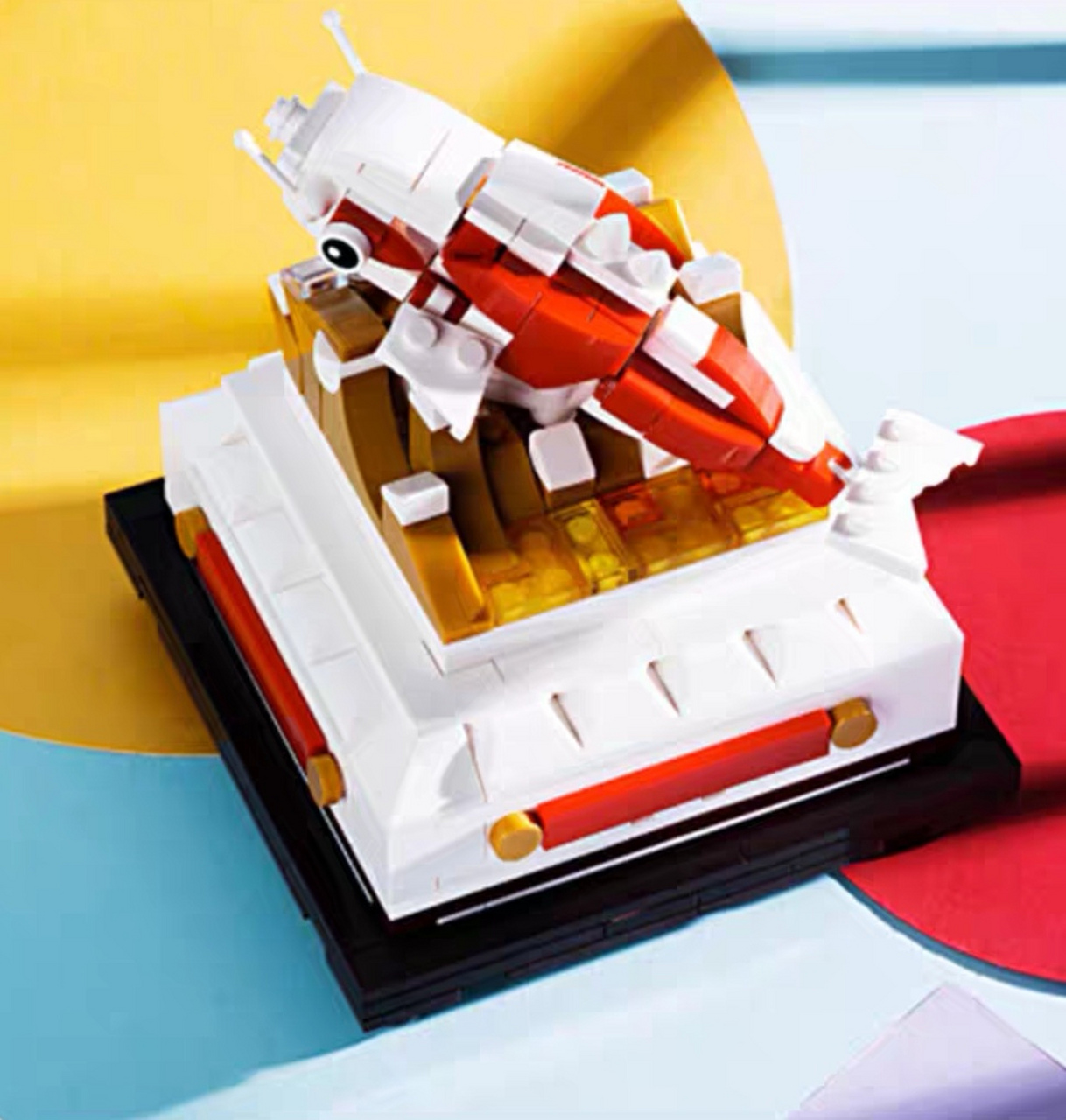 故宫文创兽印积木创意玩具拼装国潮萌趣可爱收纳盒文具官方旗舰店#一