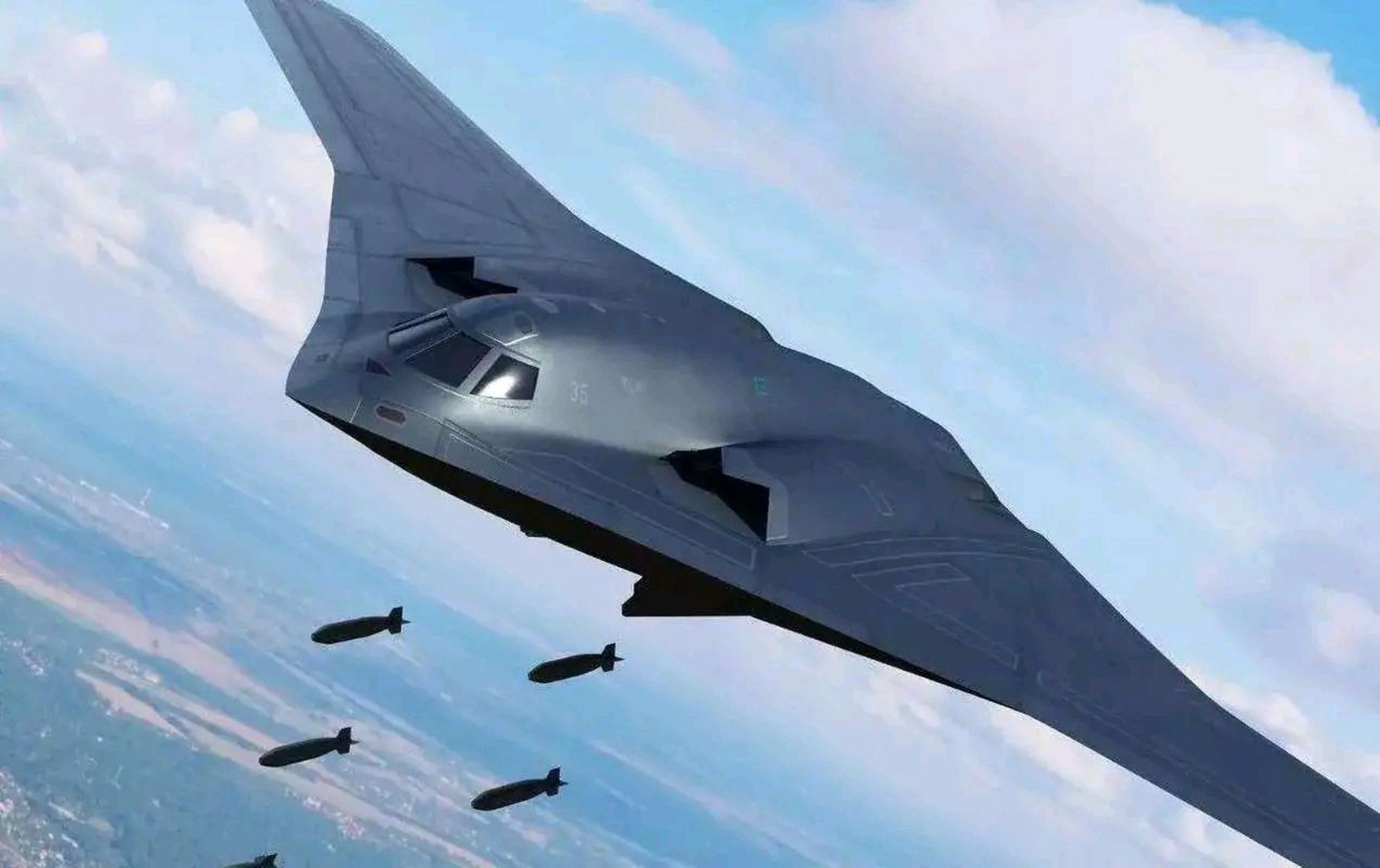 b-2隐身轰炸机壁纸图片