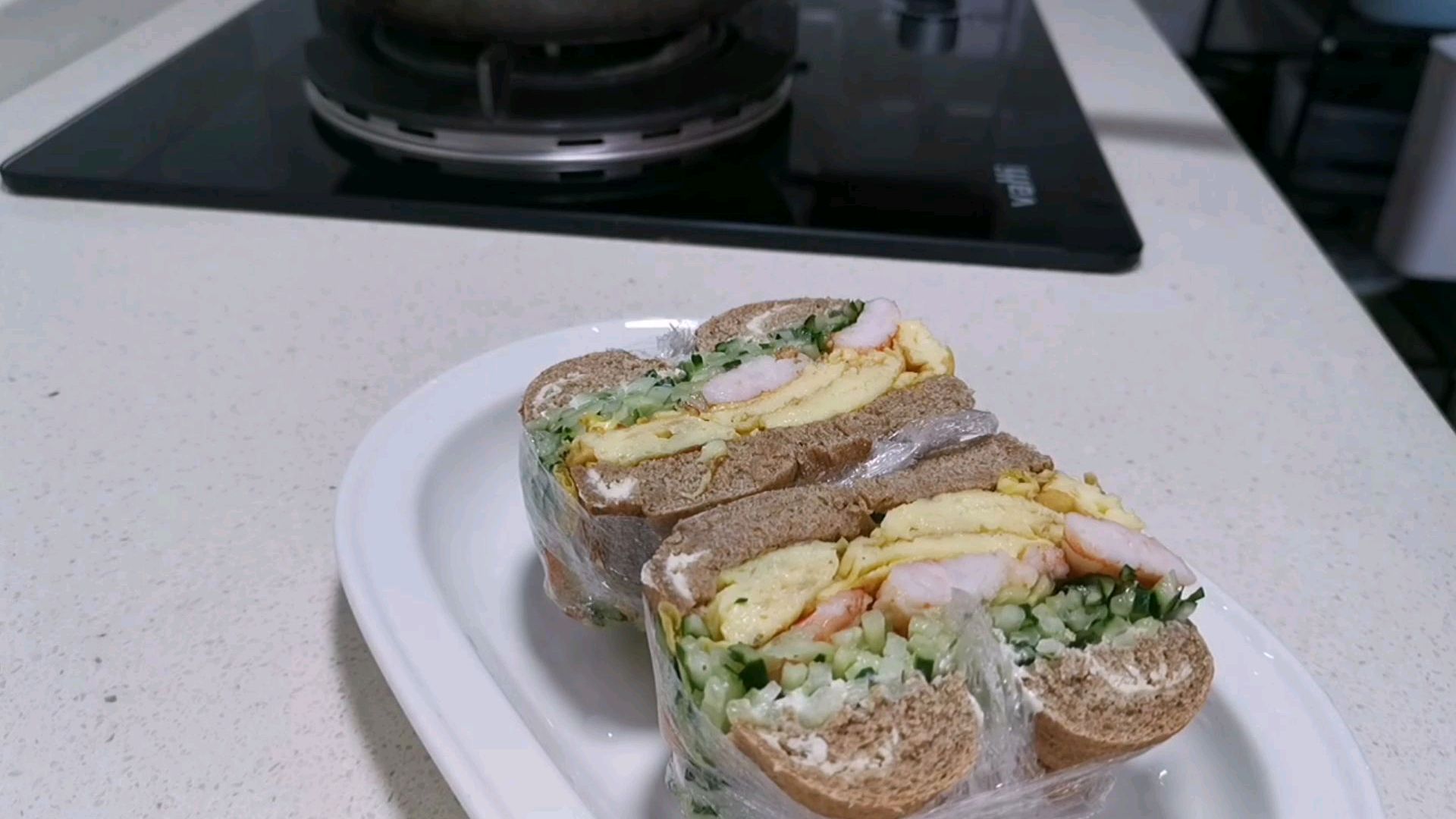 贝果三明治 独居 一人食