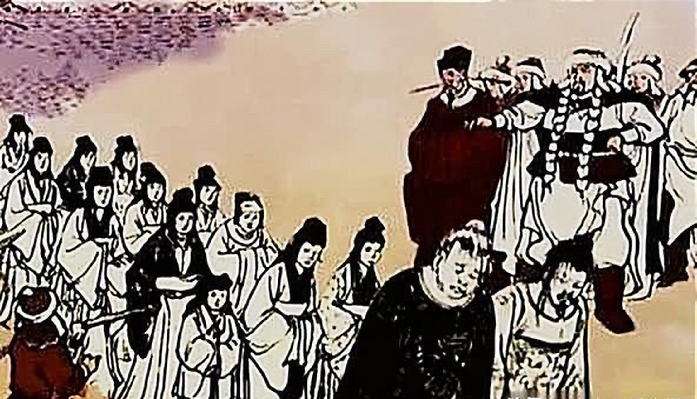 金人的礼仪相比汉人之礼稍显原始,当时最流行的受降礼就是"牵羊礼".