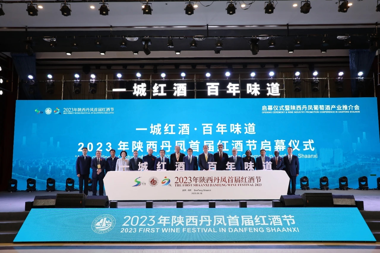 陕西丹凤首届红酒节启幕仪式暨陕西丹凤葡萄酒产业推介会举行