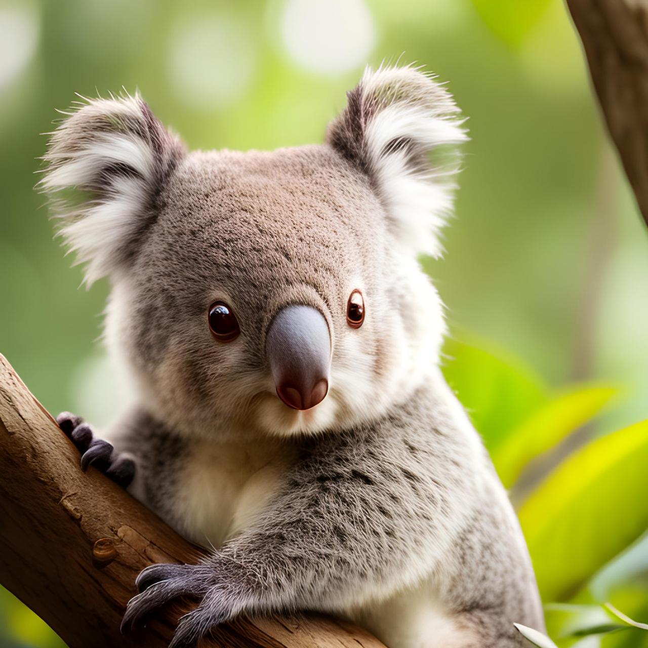 遇见一只呆萌的小可爱 #考拉