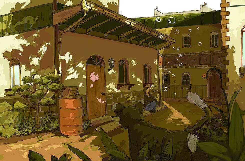 二次元插画欣赏真诚,温暖,宁静