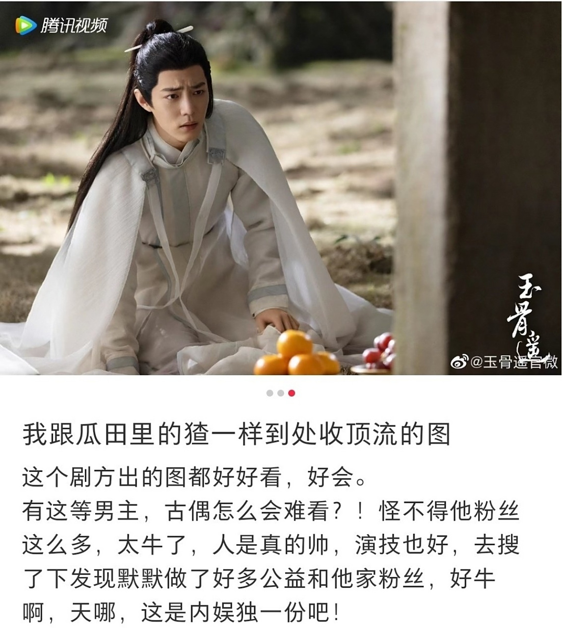 "我跟瓜田里的猹一样到处收顶流的图" "完全震惊" "我愿意肖战演我