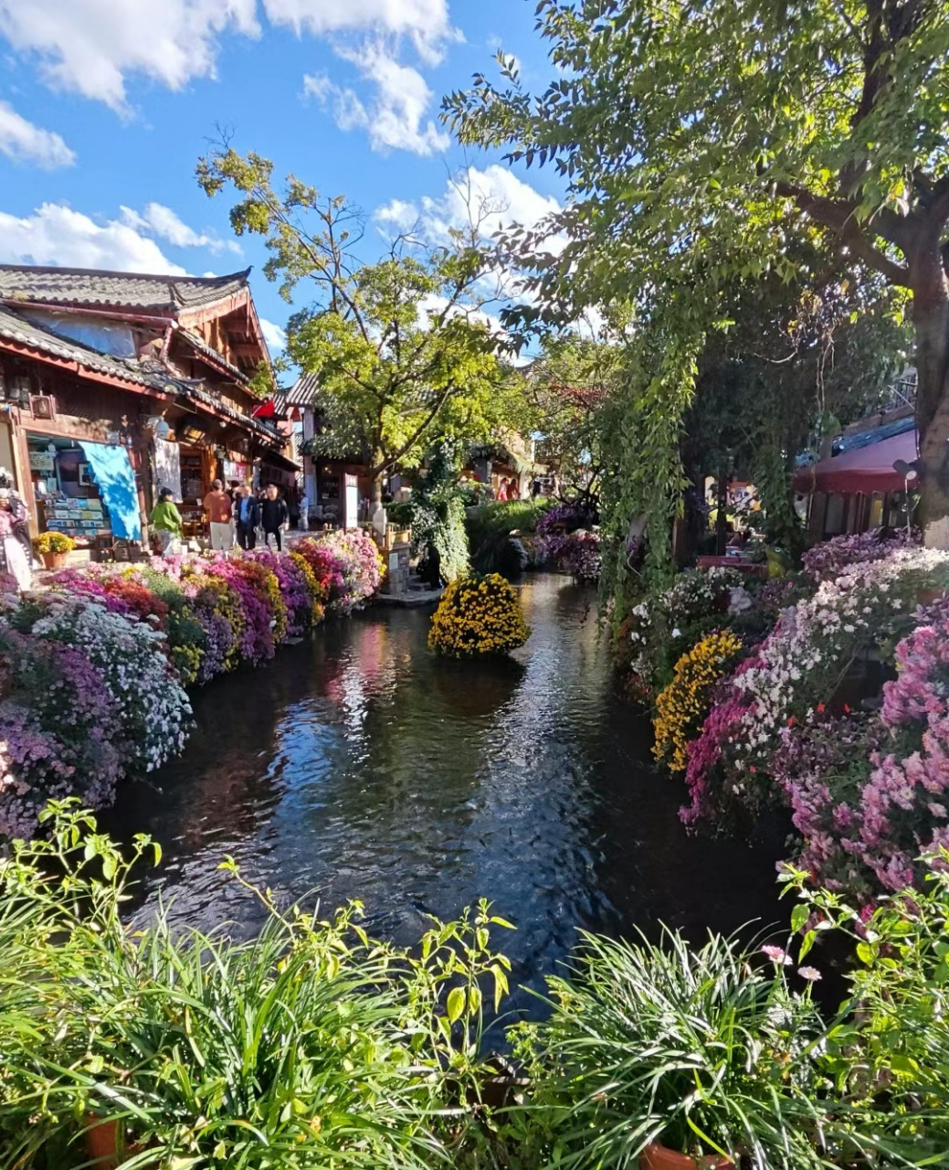 人生总要一场触及灵魂的旅行 来趟丽江吧 看看古城的夜景 吹吹四方街