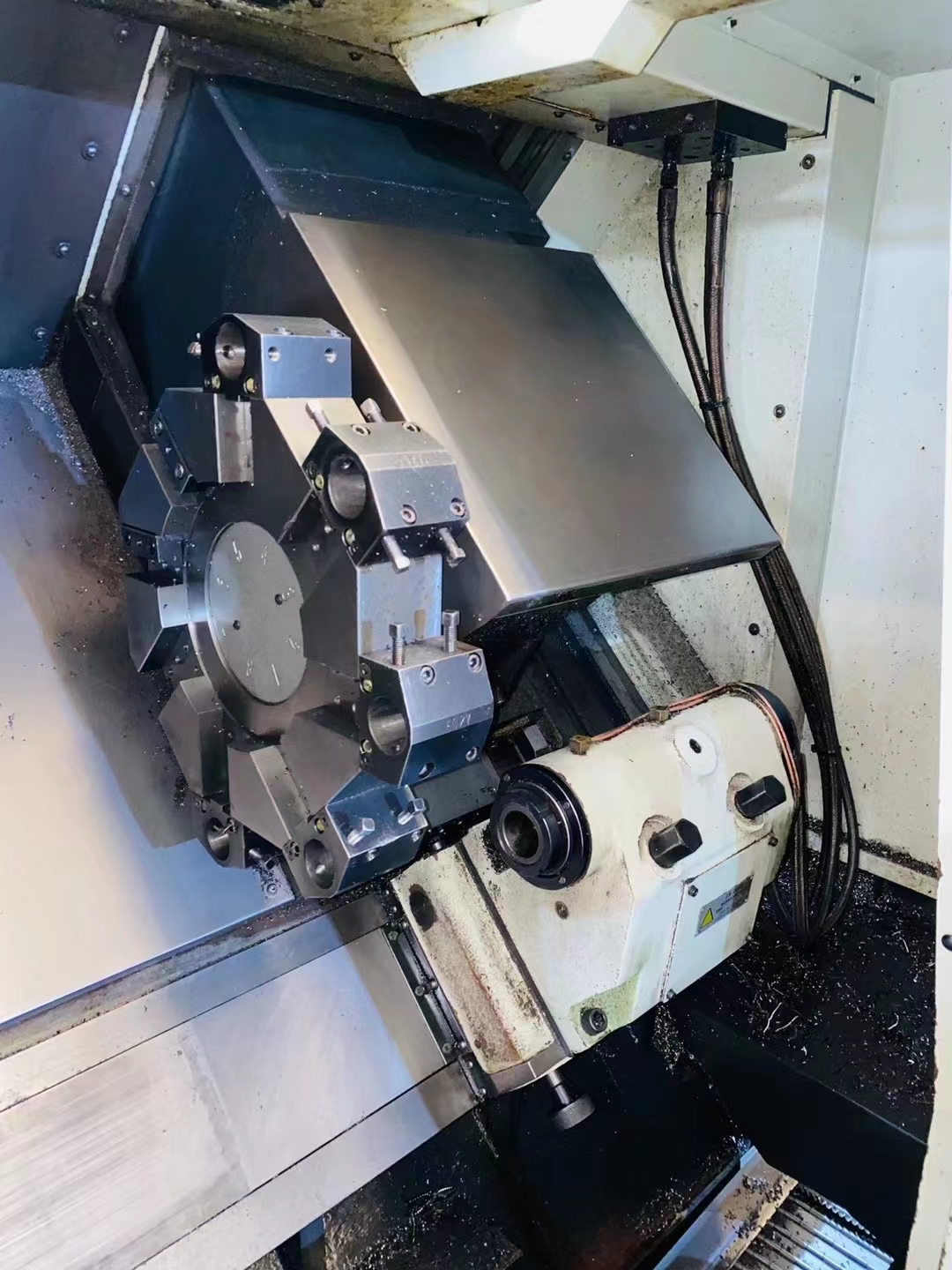 重切削型宝鸡ck50刀塔机(数控机床)