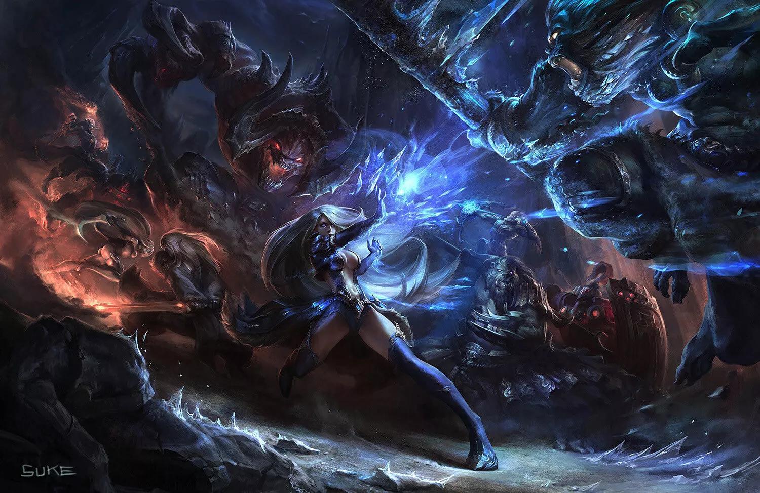 画师suke游戏艺术插画欣赏