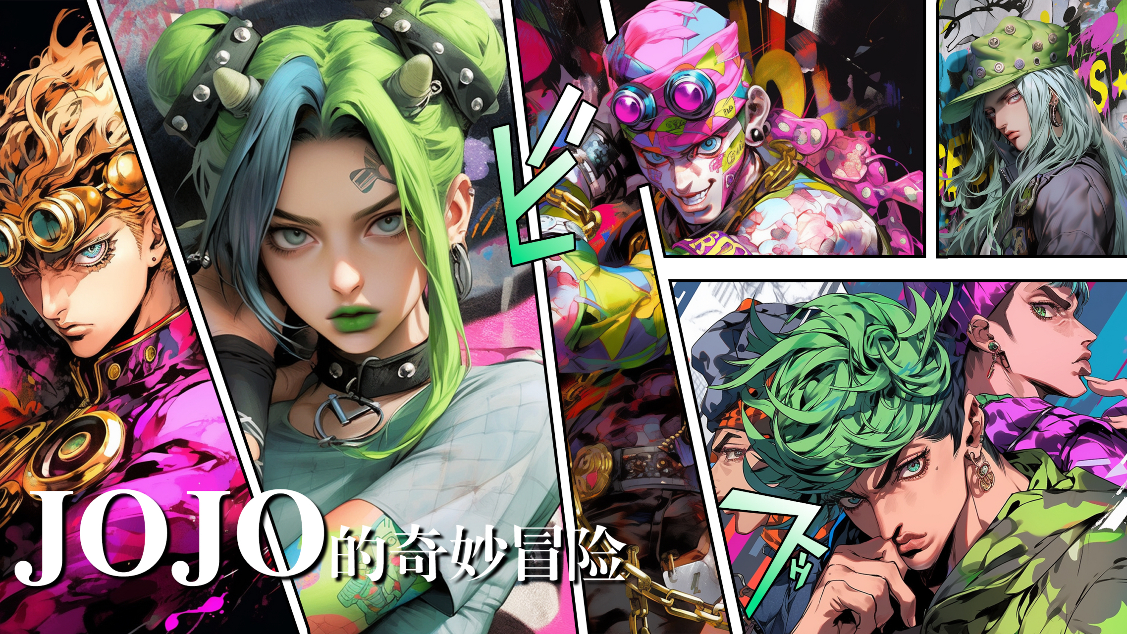 jojo大壁纸|ai小绘图#jojo的奇妙冒险# #壁纸# #ai共创计划