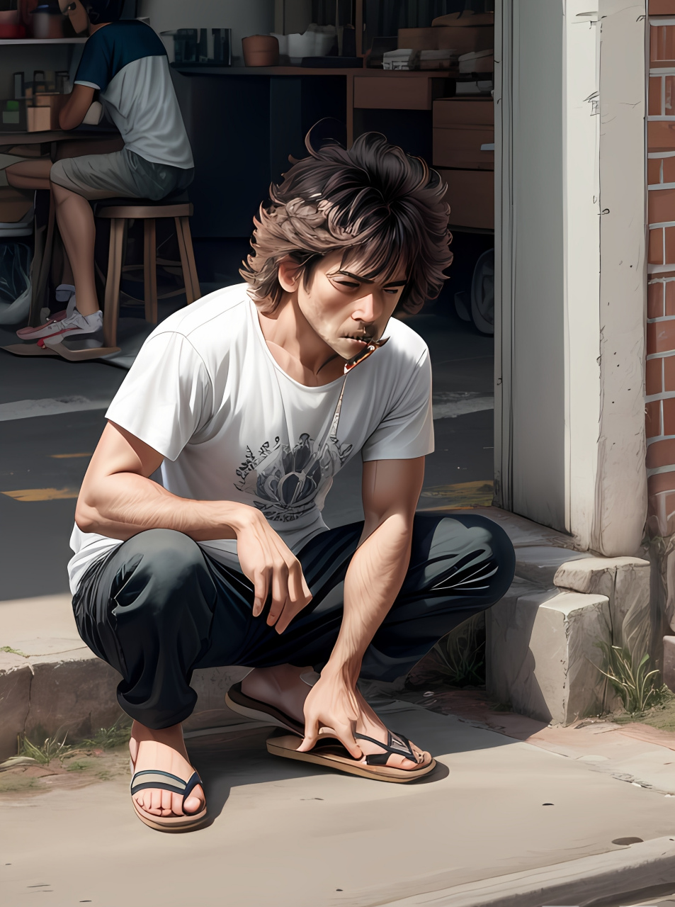 闲来无事跑去喝奶茶,旁桌的年轻妈妈在小声地训诫她的女儿