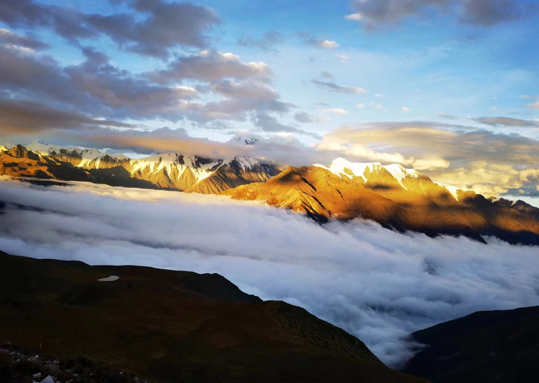 雪山景点图片