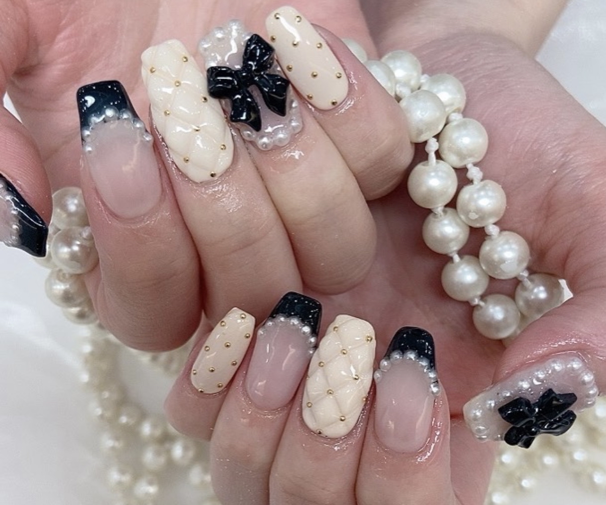 凯妮啵推荐日式美甲,长款指甲,款式夸张