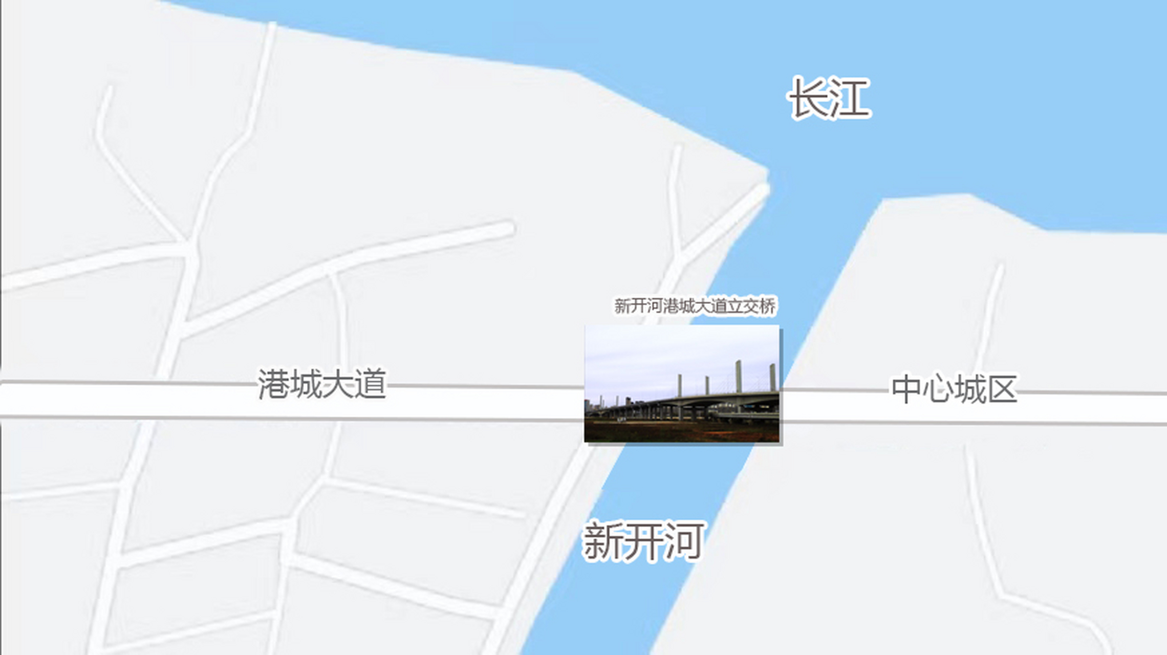 九江市新开河港城大道立交桥建成 江西省九江市为高标准建设长江中游