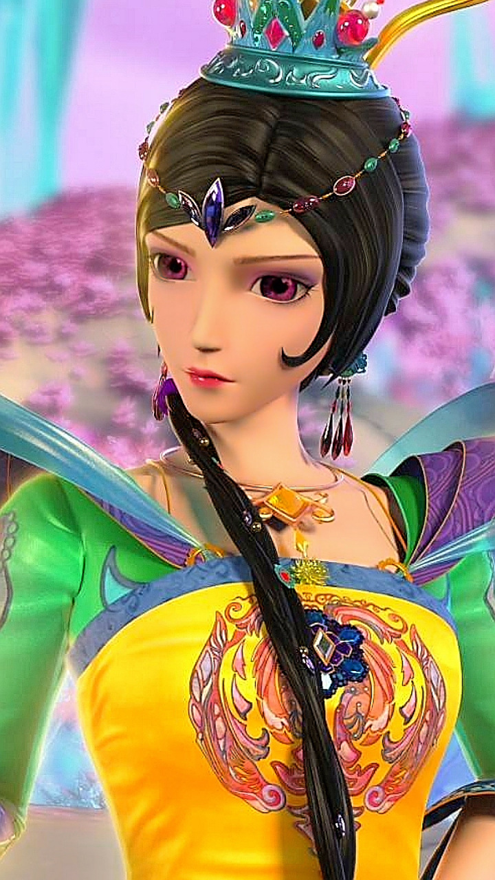 曼多拉动漫美图手机壁纸分享,她是叶罗丽仙境的女王.