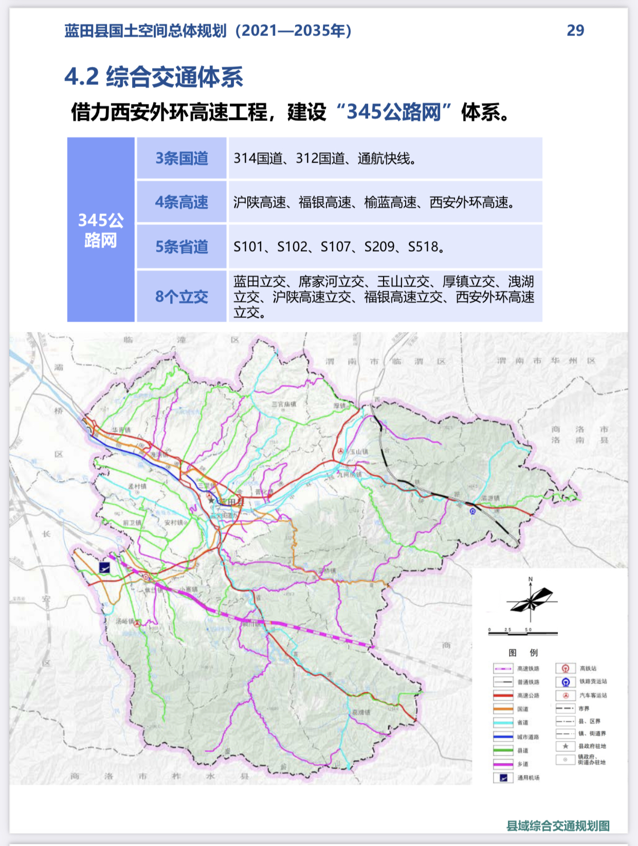 藍田縣國土空間總體規劃(2021-2035年)