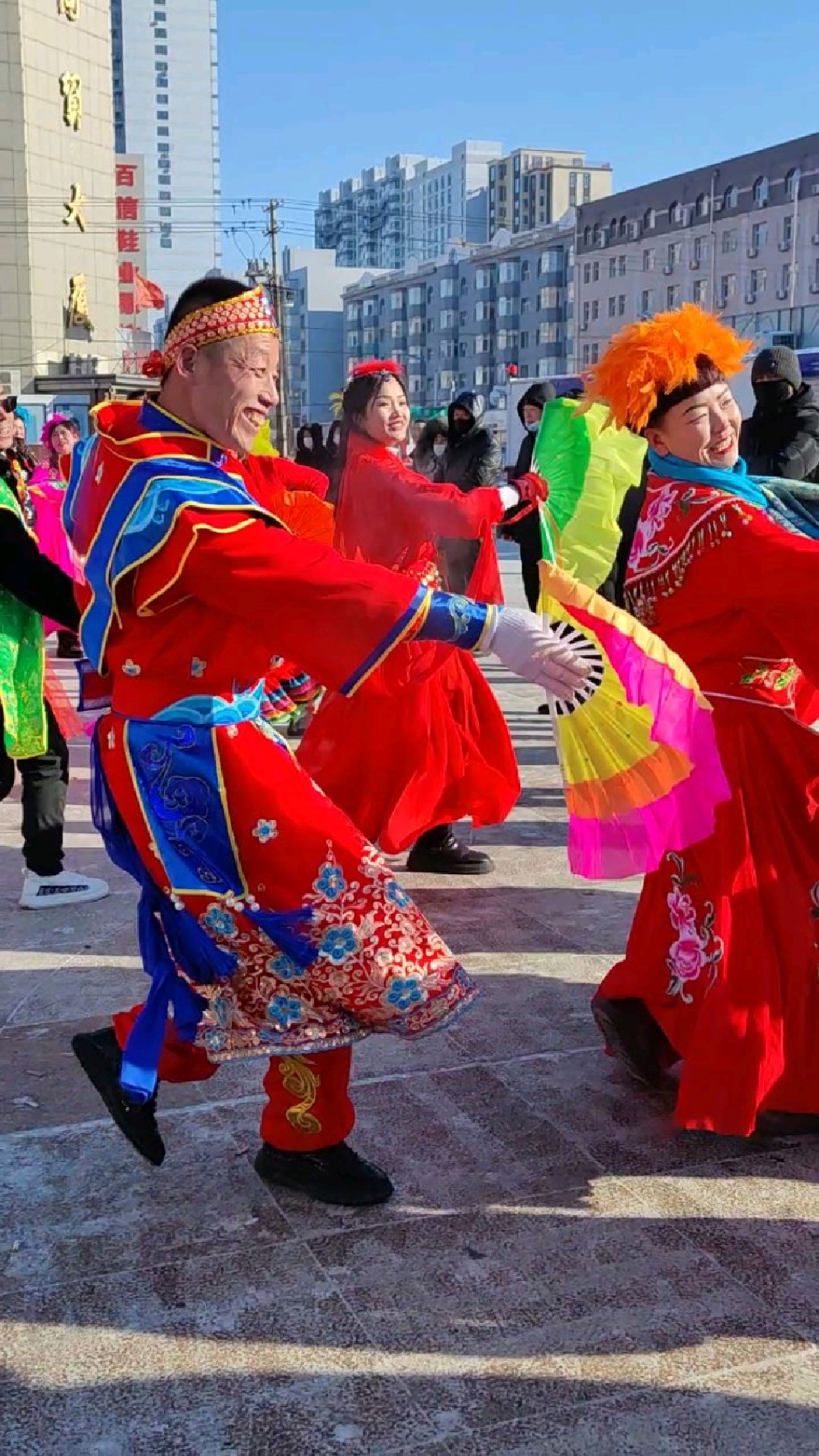 弘揚傳承東北民俗文化遺產哈爾濱雙城區大秧歌