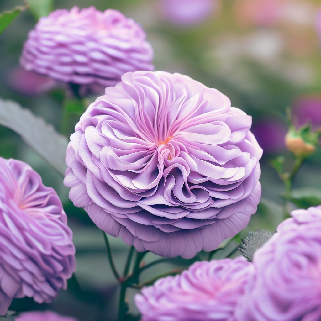 薰衣草花环月季:一种让你爱不释手的蓝紫色系月季