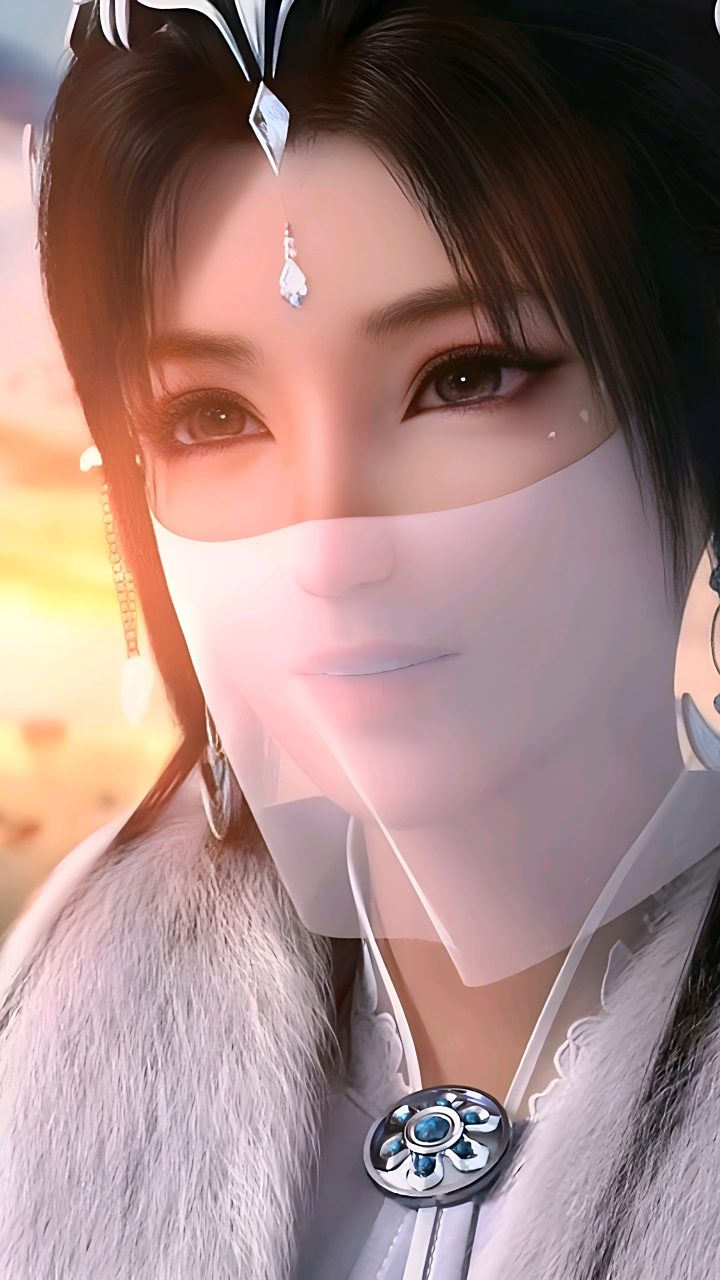 少年白马醉春风# 带着面纱也很美#玥瑶#国漫女神# #壁纸