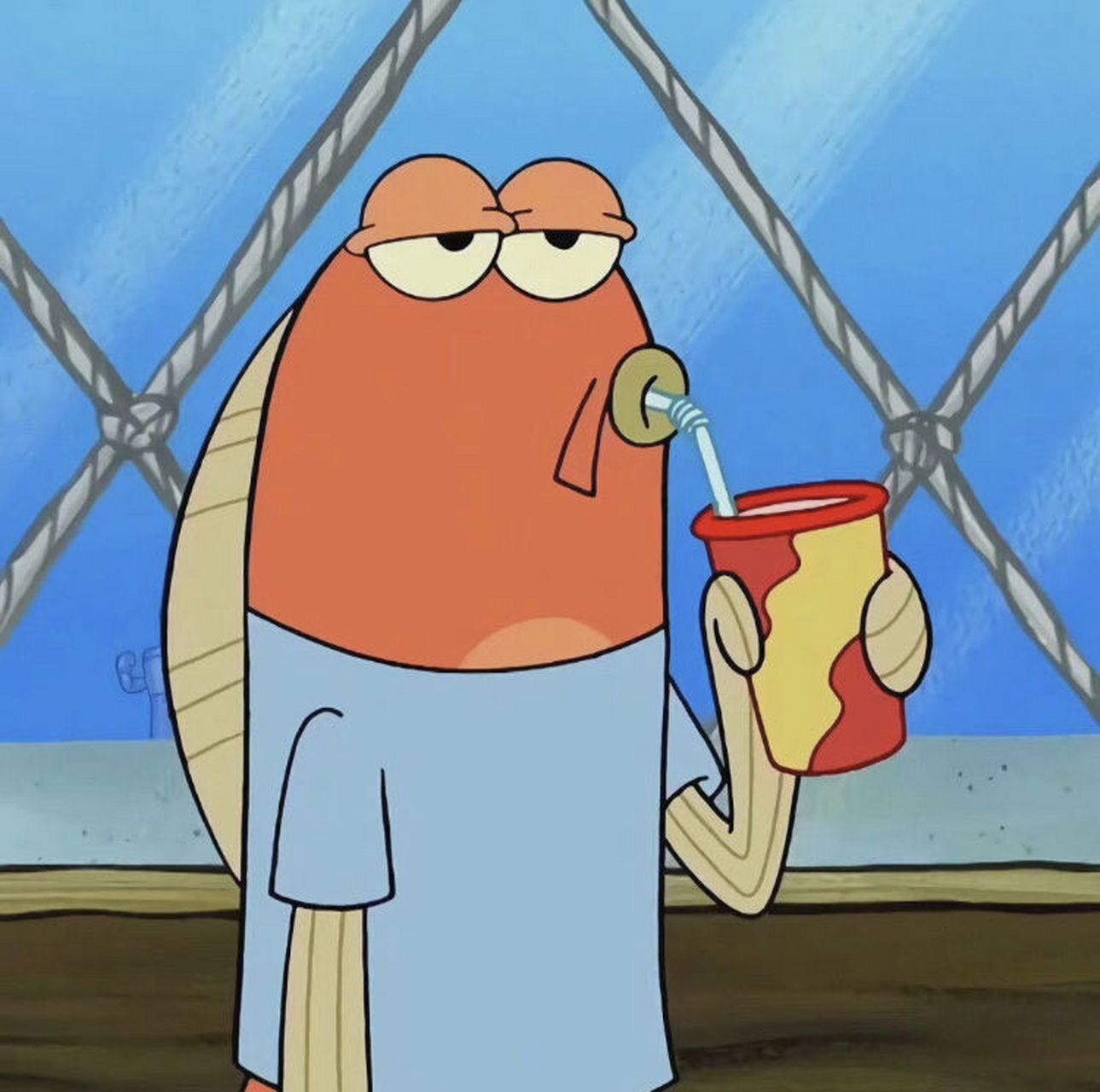 海绵宝宝喝饮料头像