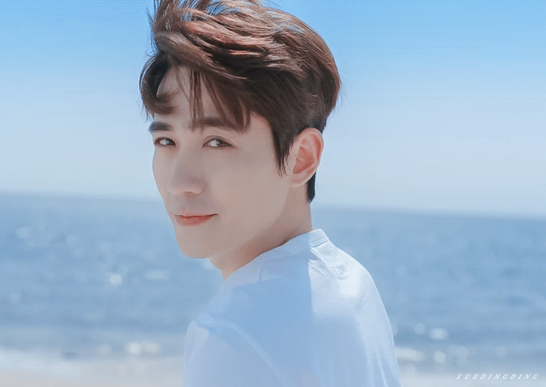 女朋友视角,好像我们在海边度假. #朱一龙