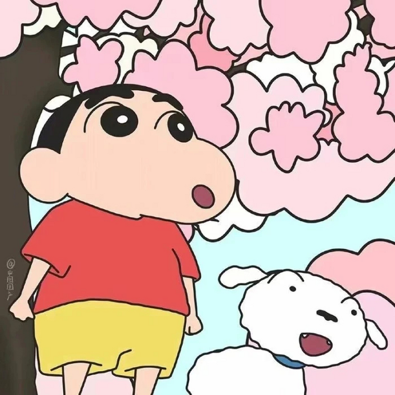 情侣头像丨蜡笔小新情侣头像③